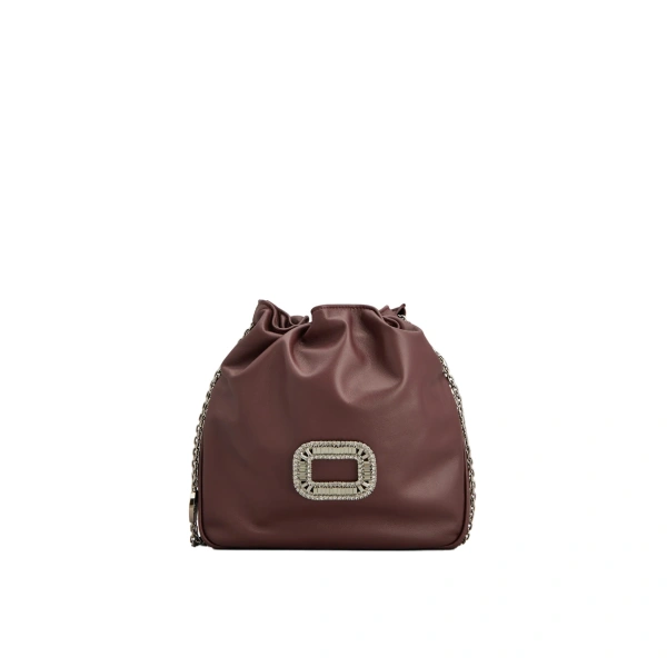 Pilgrim Bag in Burgundy Leather