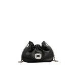 Roger Vivier Pilgrim Micro Bag in Black Leather | Mini Bags