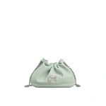 Roger Vivier Pilgrim Micro Bag in Green Leather | Mini Bags