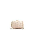 Roger Vivier Rose Vivier Clutch in Nude Satin | Clutch Bags