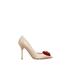 Roger Vivier Rose Vivier Pumps 10 cm in Nude Satin | Pumps
