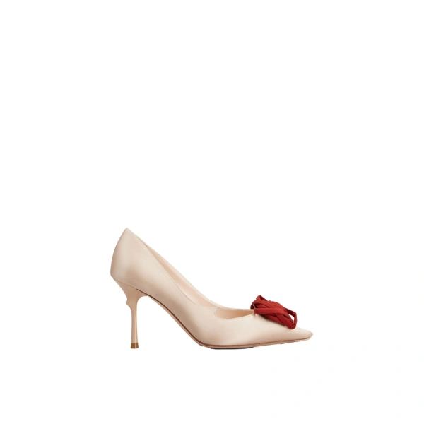 Rose Vivier Pumps 8.5 cm in Nude Satin