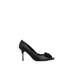 Roger Vivier Rose Vivier Pumps in Black Leather | Pumps