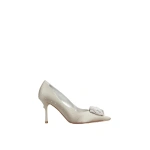 Roger Vivier Rose Vivier Pumps in Grey Satin | Pumps