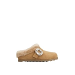 Roger Vivier Slidy Viv' Mules in Camel Suede | Mules
