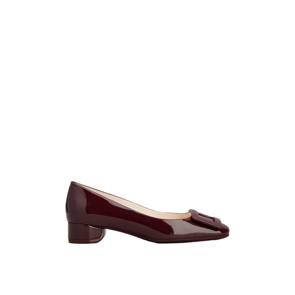 U Look Ballerinas in Burgundy Patent Leather