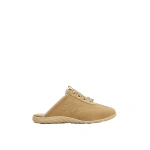 Roger Vivier Viv Low Mules in Camel Suede | Mules