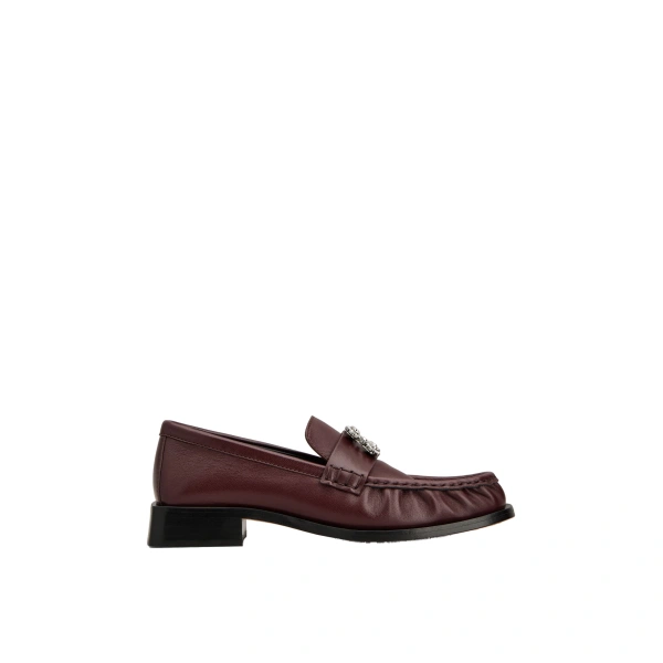 Viv' Rangers Loafers in Burgundy Leather