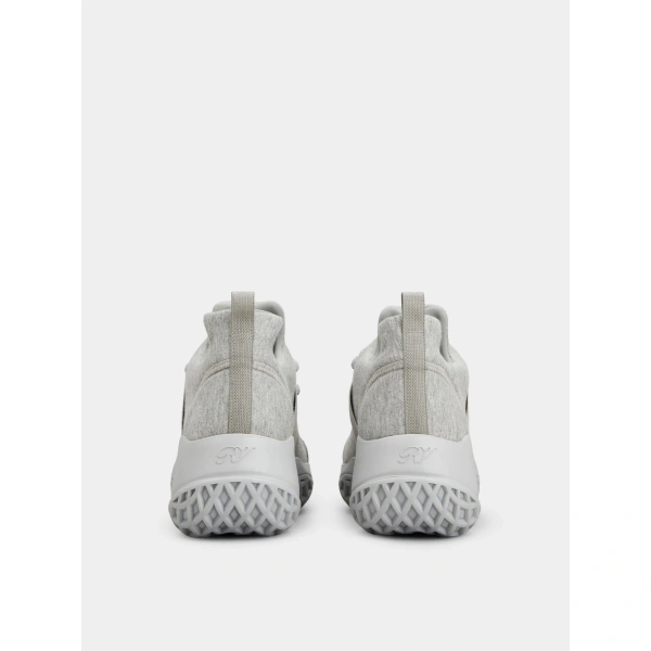 Roger Vivier Viv' Run Sneakers in Grey Jersey, view 5 | Sneakers