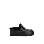 Roger Vivier Viv' Up Mules in Black Patent Leather | Mules