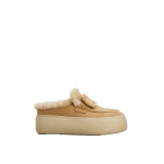 Roger Vivier Viv' Up Mules in Camel Suede | Mules