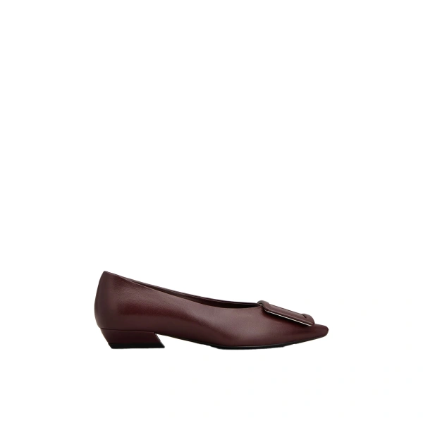 Viv' in the City Ballerinas in Burgundy Leather