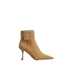 Roger Vivier Viv' in the City Booties in Beige Suede | Ankle Boots