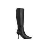Roger Vivier Viv' in the City Boots in Black Leather | Knee-High Boots