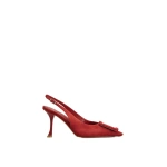 Roger Vivier Viv' in the City Slingback Pumps in Red Suede | Slingbacks