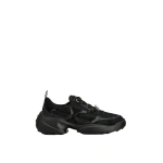 Roger Vivier Viv' on the Run Sneakers in Black Leather and Fabric | Sneakers