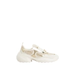 Roger Vivier Viv' on the Run Sneakers in Gold Suede and Fabric | Sneakers