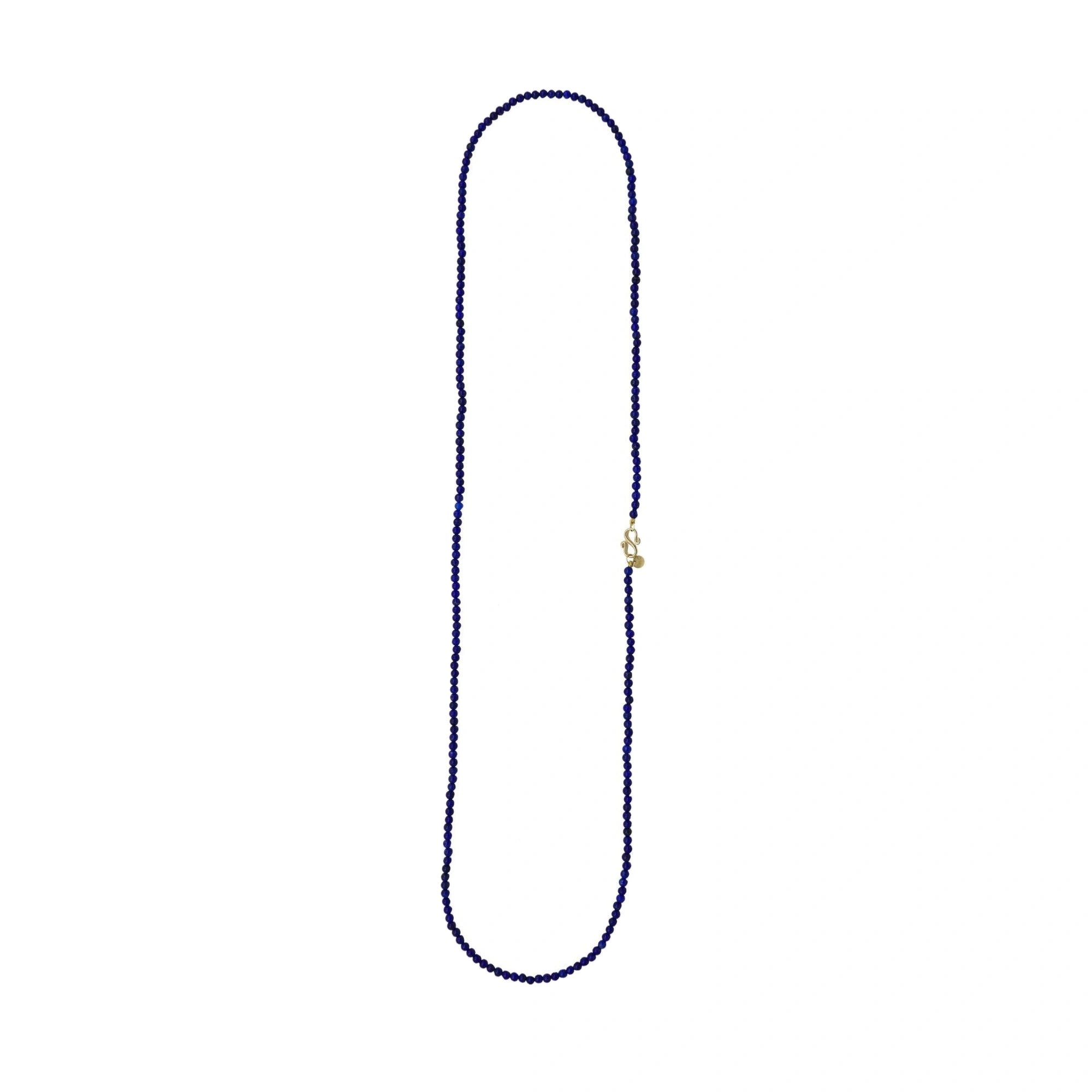 Rosa de la Cruz Beads Gem Necklace in 18K Yellow Gold, Lapis Rosa de la Cruz Beads Gem Necklace in 18K Yellow Gold, Lapis | Fine Necklaces | Coveti