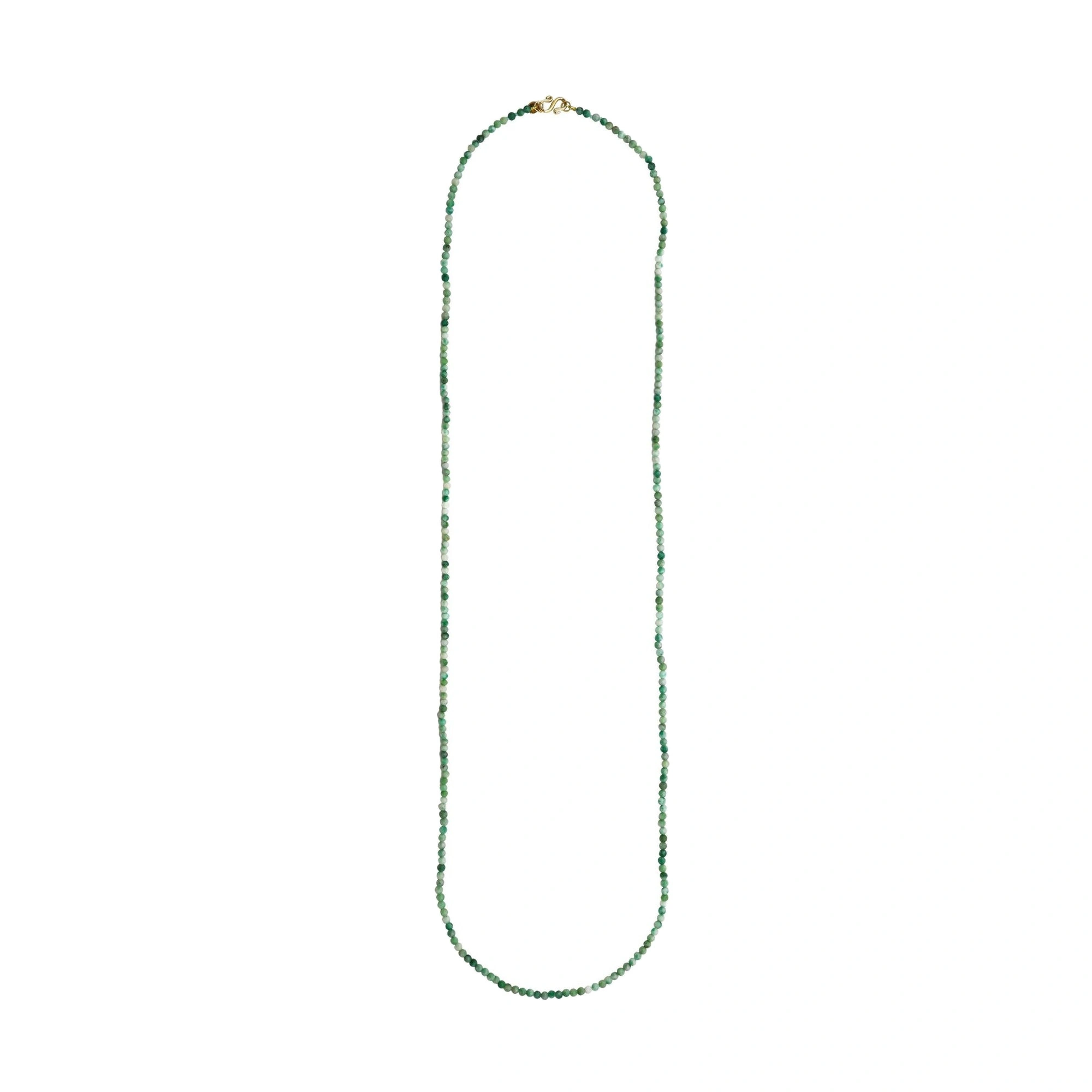 Rosa de la Cruz Beads Gem Necklace in 18K Yellow Gold, Light Jade Rosa de la Cruz Beads Gem Necklace in 18K Yellow Gold, Light Jade | Fine Necklaces | Coveti