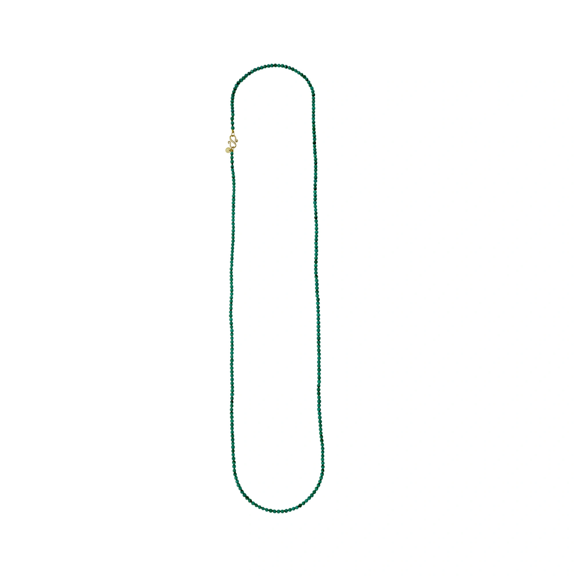 Rosa de la Cruz Beads Gem Necklace in 18K Yellow Gold, Malachite Rosa de la Cruz Beads Gem Necklace in 18K Yellow Gold, Malachite | Fine Necklaces | Coveti