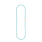 Rosa de la Cruz Beads Gem Necklace in 18K Yellow Gold, Turquoise | Fine Necklaces | Coveti