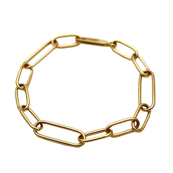 Chunky Links Bracelet in 18K Yellow Gold