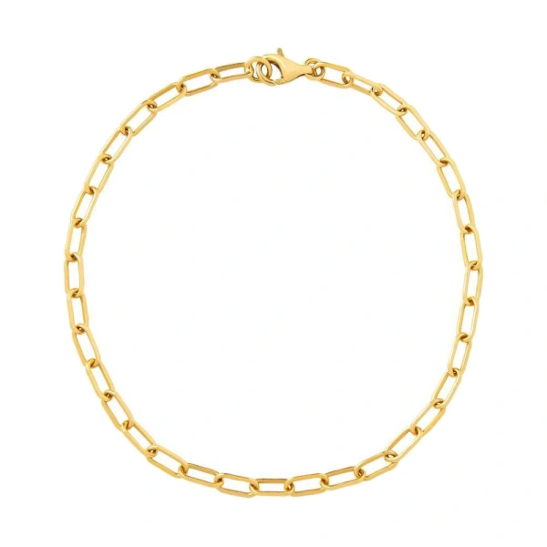 Classic Chunky Chain Bracelet in 18K Yellow Gold