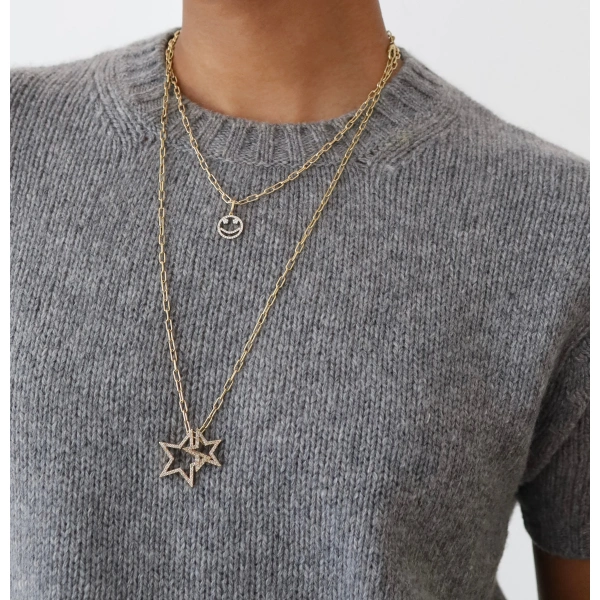 Rosa de la Cruz Classic Chunky Chain in 18K Yellow Gold | Fine Necklaces | Coveti