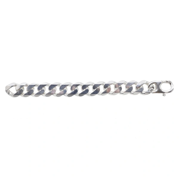 Rosa de la Cruz Curb Chain Bracelet in 925 Sterling Silver | Fine Bracelets | Coveti