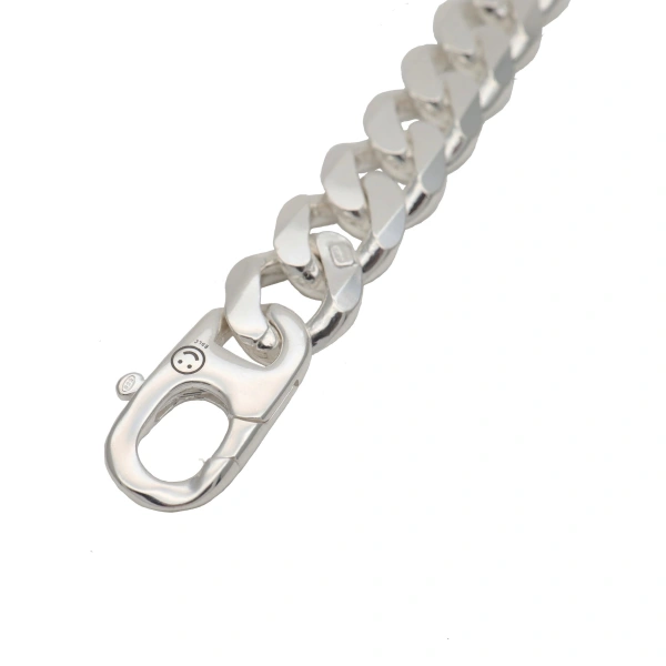 Rosa de la Cruz Curb Chain Bracelet in 925 Sterling Silver | Fine Bracelets | Coveti