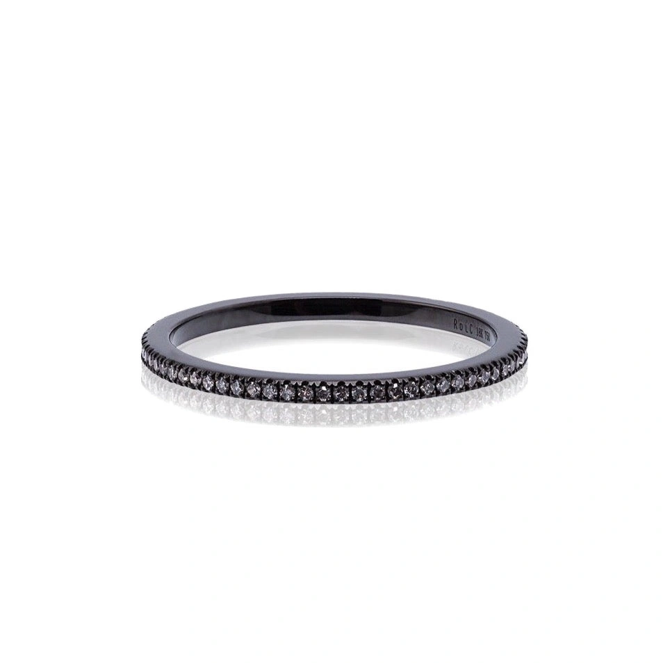 Rosa de la Cruz Eternity Ring in 18K Rhodium Gold, White Diamond Rosa de la Cruz Eternity Ring in 18K Rhodium Gold, White Diamond | Fine Rings | Coveti