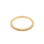 Rosa de la Cruz Eternity Ring in 18K Yellow Gold, White Diamond | Fine Rings | Coveti
