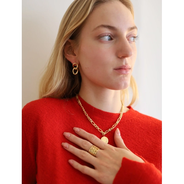 Rosa de la Cruz Figaro Chain in 18K Yellow Gold | Fine Necklaces | Coveti