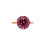 Rosa de la Cruz Garnet and Pink Sapphire Gem Ring in 18K Rose Gold, Garnet and Pink Sapphire | Fine Rings | Coveti