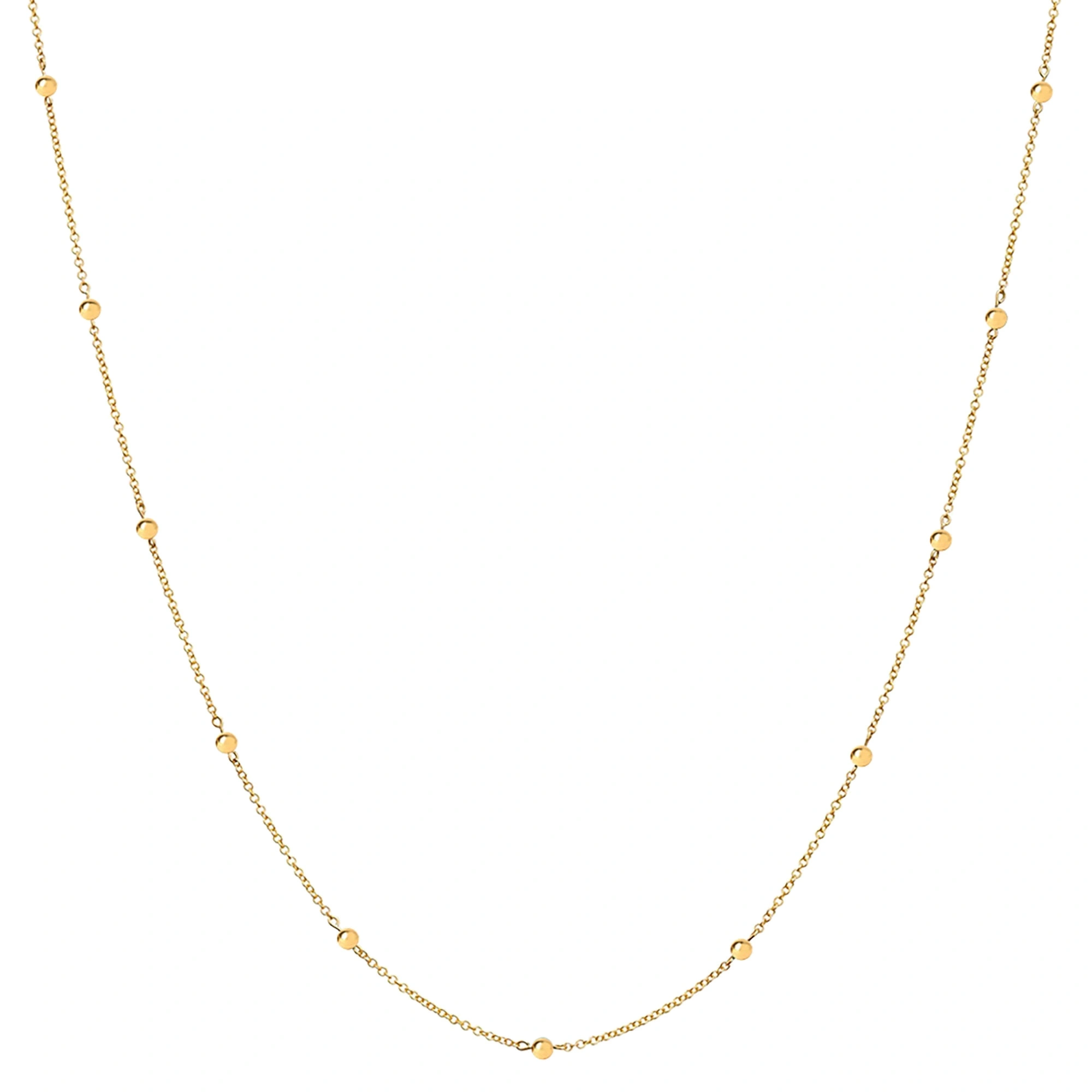 Rosa de la Cruz Gold Dot Necklace in 18K Yellow Gold Rosa de la Cruz Gold Dot Necklace in 18K Yellow Gold | Fine Necklaces | Coveti