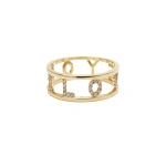 Rosa de la Cruz I Love You Text Ring | Fine Rings | Coveti