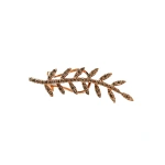 Rosa de la Cruz Ivy Earcuff in 18K Rose Gold, Brown Diamond, Single | Fine Earrings | Coveti