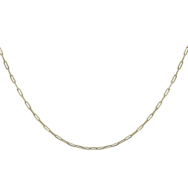 Paperclip Chain in 18K Yellow