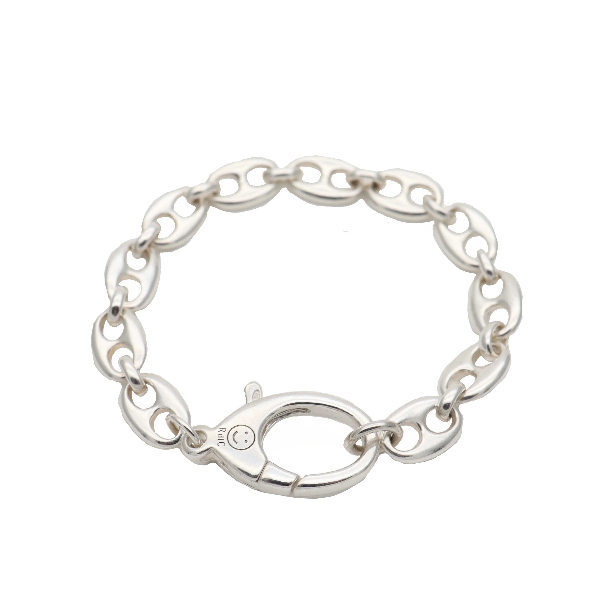 Rosa de la Cruz Puff Mariner Link Bracelet in 925 Sterling Silver Rosa de la Cruz Puff Mariner Link Bracelet in 925 Sterling Silver | Fine Bracelets | Coveti