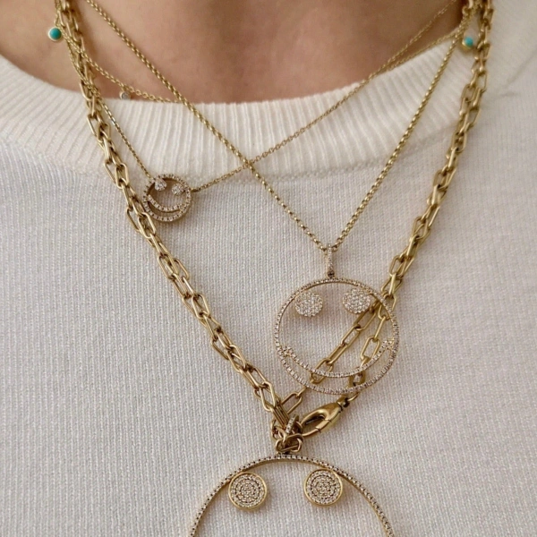Rosa de la Cruz Rolo Chain in 18K Yellow Gold | Fine Necklaces | Coveti