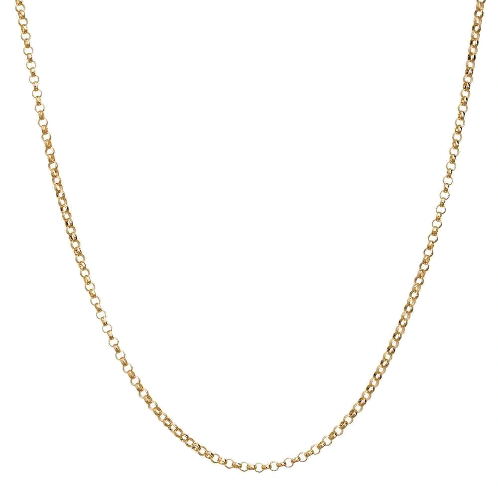 Rosa de la Cruz Rolo Chain in 18K Yellow Gold Rosa de la Cruz Rolo Chain in 18K Yellow Gold | Fine Necklaces | Coveti