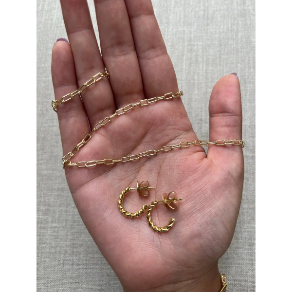 Rosa de la Cruz Rope Hoops | Fine Earrings | Coveti