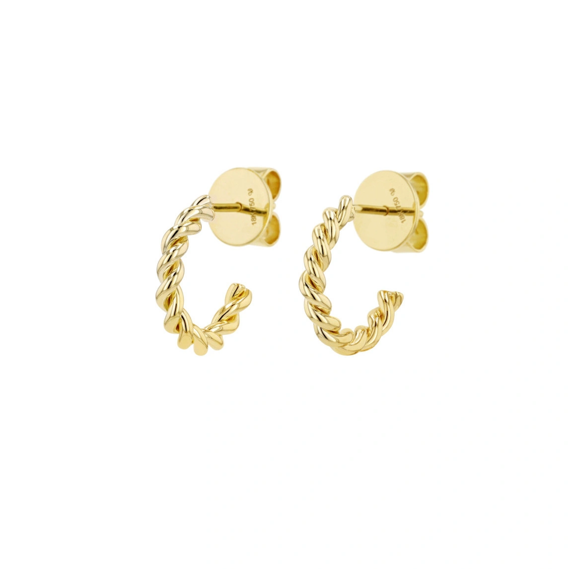 Rosa de la Cruz Rope Hoops Rosa de la Cruz Rope Hoops | Fine Earrings | Coveti