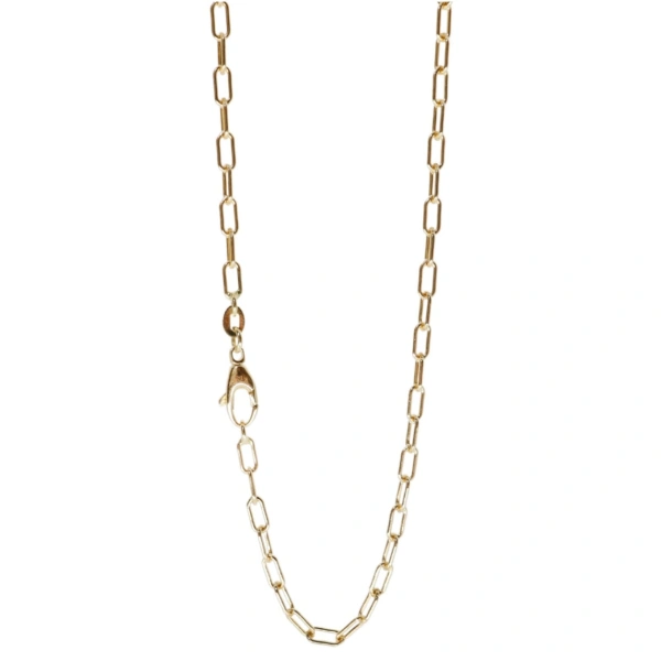 Rosa de la Cruz Smile on Chain in 18K Yellow Gold | Fine Necklaces | Coveti