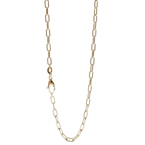 Rosa de la Cruz Stars on Classic Chain in 18K Yellow Gold, 18K Rhodium Gold and Brown Diamond | Fine Necklaces | Coveti