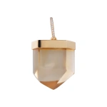 Rosa de la Cruz Unique Crystal Pendant Yellow Citrine in Style N | Fine Pendants and Charms | Coveti