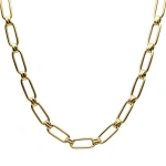Rosa de la Cruz Vintage Link Necklace in 18K Yellow Gold | Fine Necklaces | Coveti