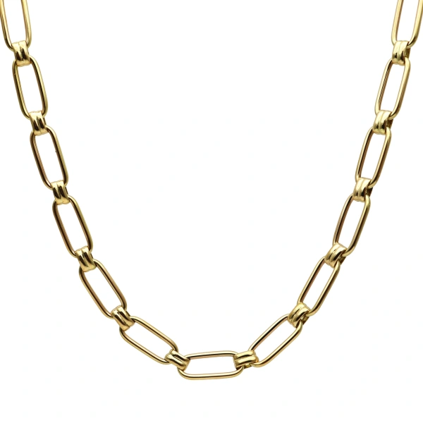 Vintage Link Necklace in 18K Yellow Gold