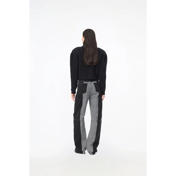 ROTATE Birger Christensen Boucle Knit Cardigan Black | Cardigan | Coveti