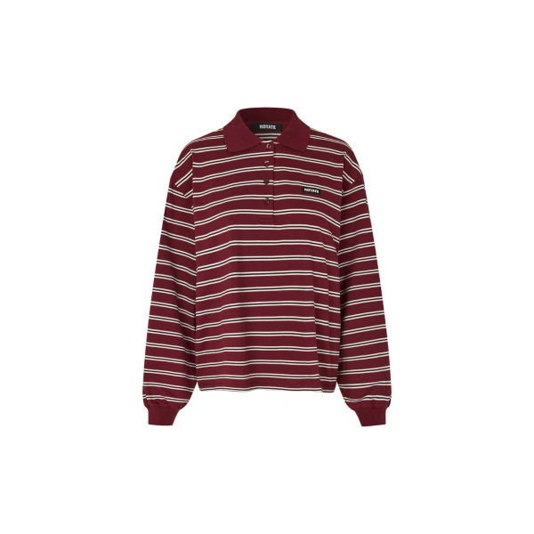 Pique Longsleeve Polo Red